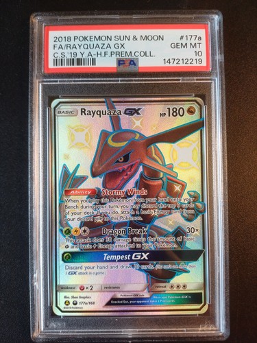 Pokemon psa rayquaza - rayquaza, gx