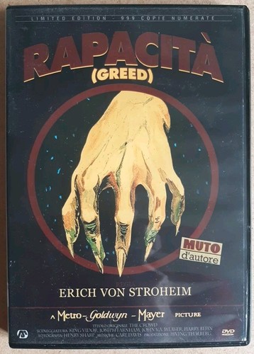 Greed rapacità 1925 dvd - greed,