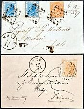 L.VENETO ?? REGNO NOALE (C1) E ESTE (C1) - RAC.TA 50C E BUSTA 20C X DOLO E PD