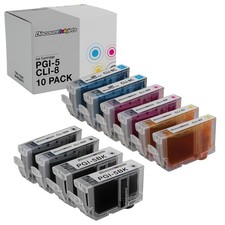 10PK PGI5 CLI8 for Canon PGI-5