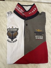 POLO UOMO AERONAUTICA MILITARE TAGLIA XXL MANICA CORTA
