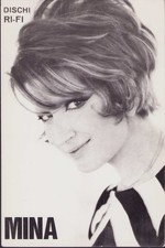 cartoncino / cartolina MINA / Dischi Ri Fi