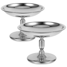  2 Pcs Coppette Metallo Gelato