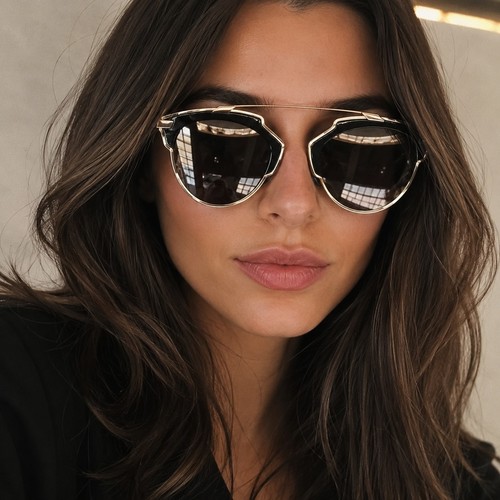 Dior real sunglasses navy - real,