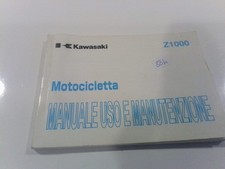 Kawasaki Z1000 02 libretto uso manutenzione 9999210112