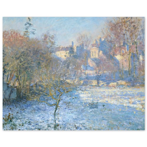 Claude monet raureif poster - claude, monet,