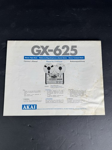 Akai 625 reel - reel, tape