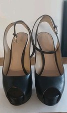 SANDALO GUESS NERO - VERA PELLE - N. 38 - VEDI FOTO PER CONDIZIONI