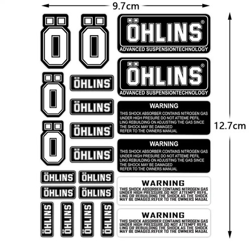 Kit adesivi ohlins bubble - kit, free