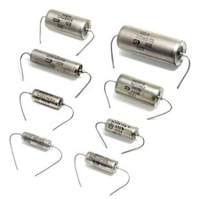 4x Condensatori K40Y-9 PIO 0.015uF - 0.22uf 400V Carta in Olio - Amplificatore Audio - URSS