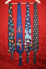 CRAVATTE DISNEY ORIGINAL (TRE)  + UNA DI BERNI'S - SETA PRATICAMENTE NUOVE
