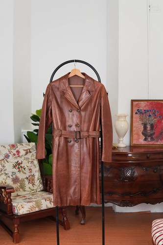 Trench vintage pelle - vintage, in