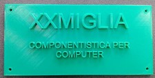 Targa Personalizzabile sia il