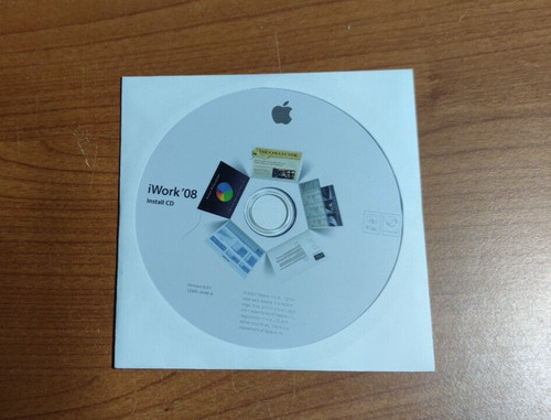 Apple mac iwork install cd - apple,