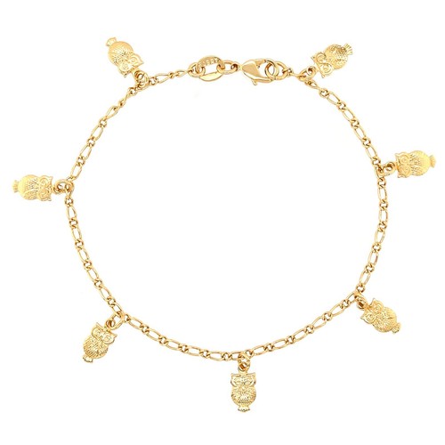Bracciale cavigliera gufo - bracciale, e