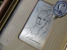 INCISIONE A MANO SU FOGLIA ARGENTO 999 LICIA ERNESTO TRECCANI POSTALMARKET ARTE