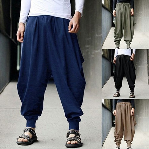 Pantaloni hipster baggy hakama - pantaloni,