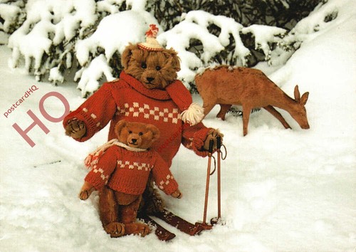 Picture postcard teddy - picture, bears