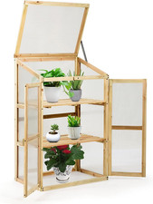 Mini Serra in Legno Da Giardino, Terrazzo E Cortile, Serra Da Esterno Trasparent