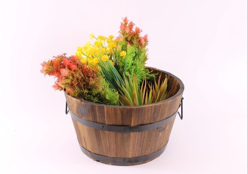 Vasi rustici legno bruciato - rustici,
