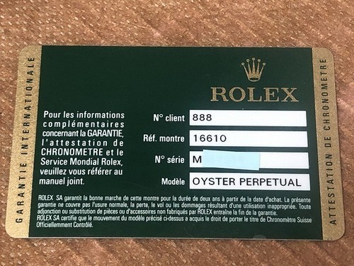 Certificato cronometro rolex - cronometro,