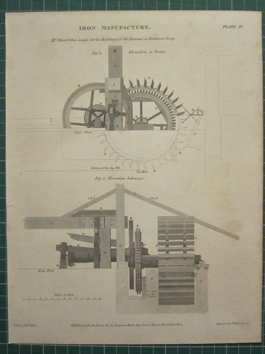 1811 datato antico - stampa, iron