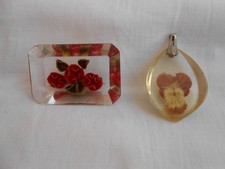 LOTTO 2 PEZZI PENDENTE E