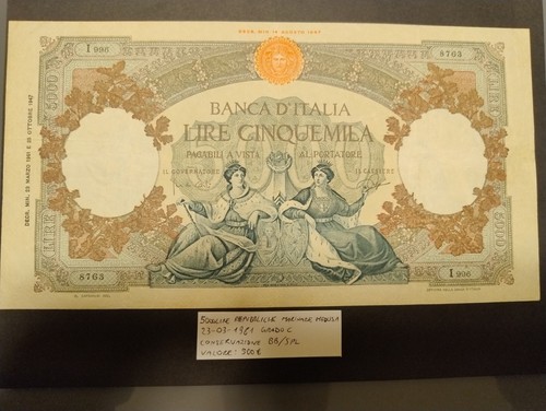 5000 lire capranesi regine del - 5000,