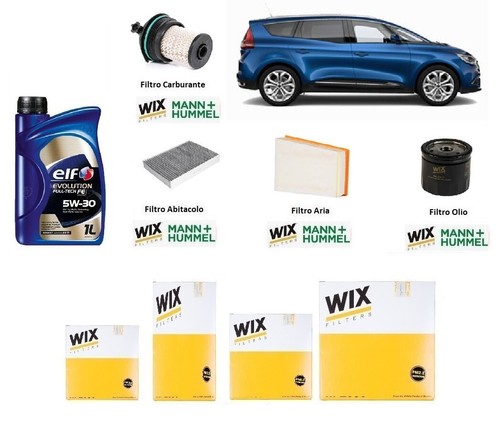 Kit filtri tagliando olio - kit,