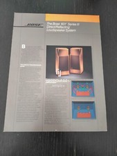 VINTAGE BOSE 601 SERIES III DIRECT REFLECTING LOUDSPEAKER SYSTEM VOLANTINO FLYER