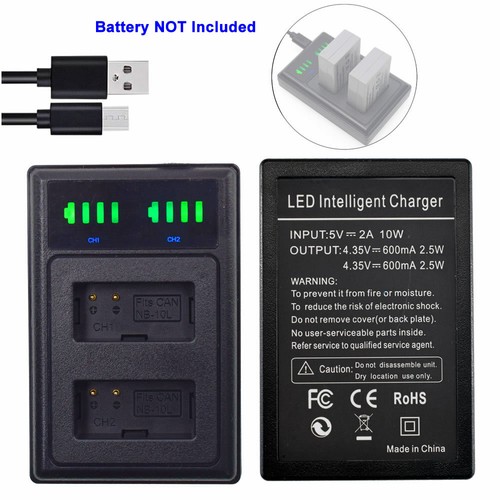 Caricabatteria lcd per canon - caricabatteria,