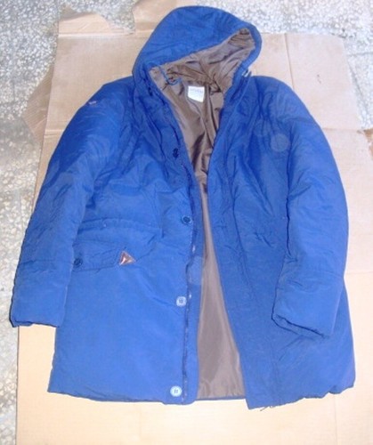 Giubotto con cappuccio blu - cappuccio,