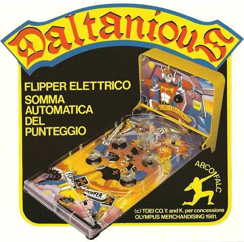 Daltanious adesivo replica - daltanious,
