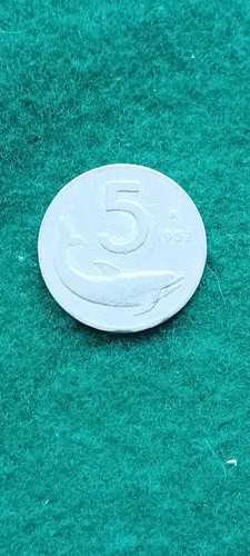 Moneta lire delfino - , 1952