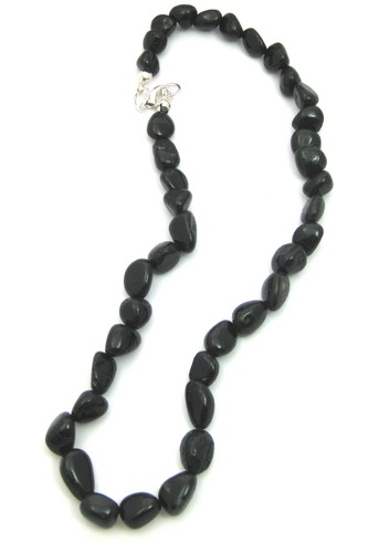 Collana pepita tormalina nera - collana,