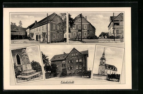 Cartolina eckolstadt locanda - cartolina,