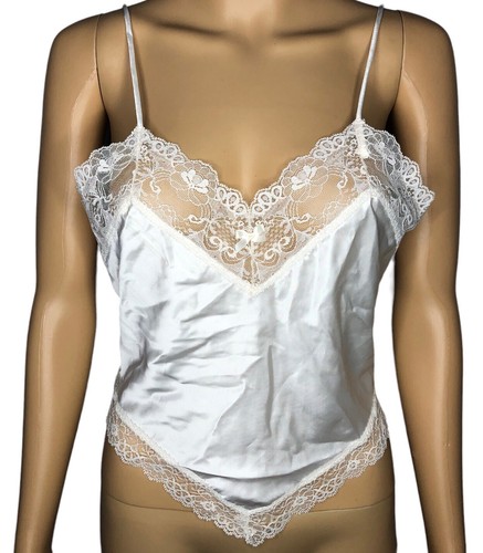 80s leslee ivory lace trim - ivory,