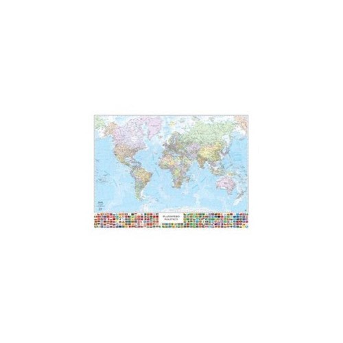 Carta geografica mondo con - carta,