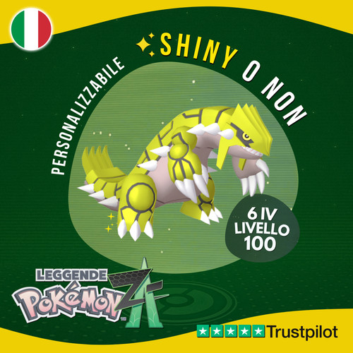 Groudon shiny non 6 iv - groudon, o
