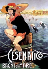 52686341716_FRANZONI, Roberto. Cesenatico Bagni di Mare, 1914-artofuniverso0 Arte