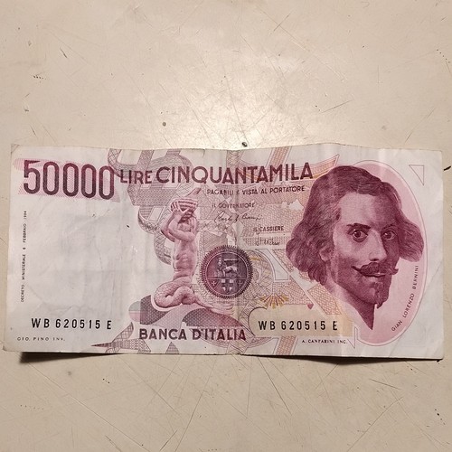 Banconota italia 000 lire - italia, 50.000
