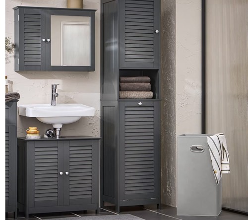 Mobile bagno alto con - , cesto