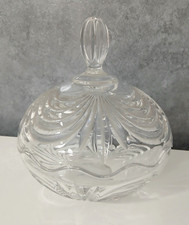 Porta Caramelle Confetti Contenitore Vetro Trasparente Vintage