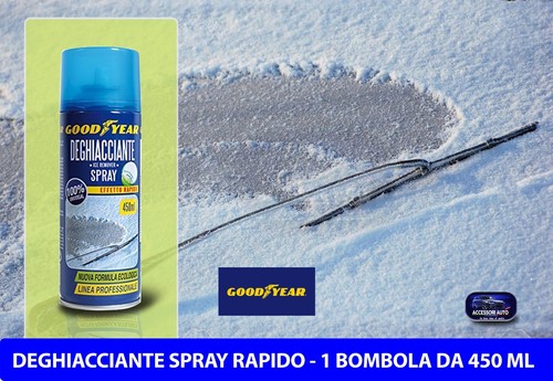 Spray sciogli ghiaccio vetri - spray,
