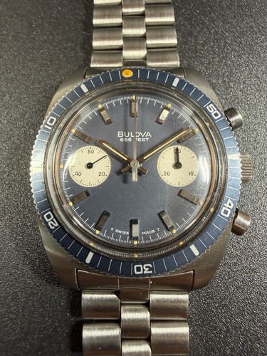 Bulova 666 feet - feet, chronograph
