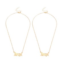  2 Pcs Collana Per Donna