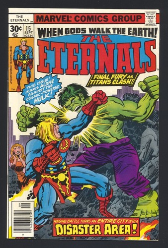 Eternals 1977 fumetto - #15, vf