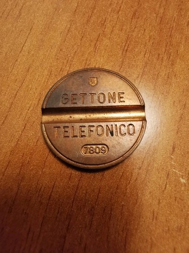 Gettone telefonico 7809 raro - gettone,