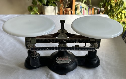 Antica bilancia ohaus doppia - antica,