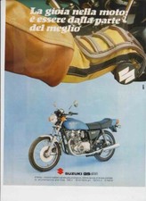 advertising Pubblicità MOTO SUZUKI GS 400 1977-MAXIMOTO MOTOGIAPPONESI  EPOCA